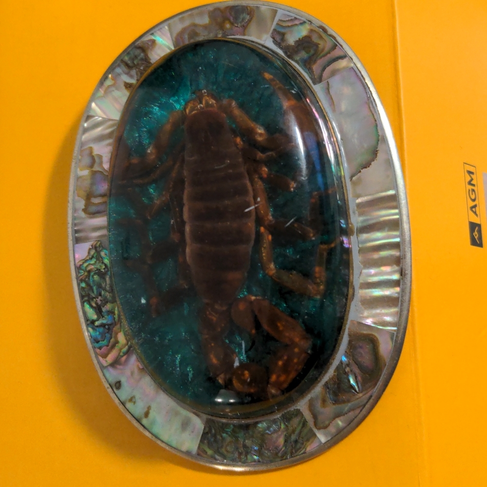 Scorpion belt buckle
